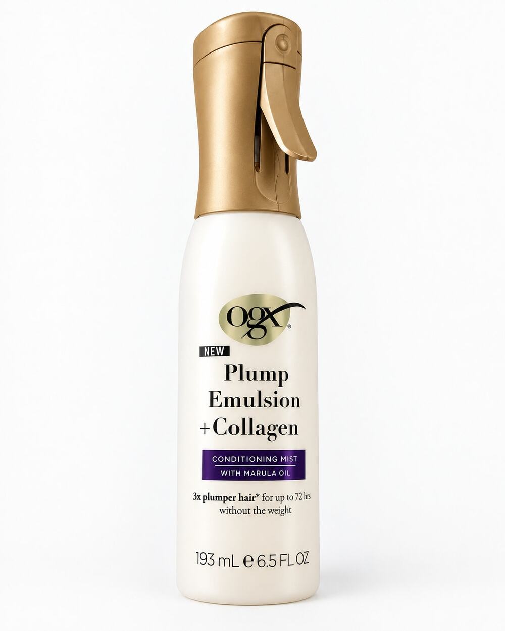 OGX Plump Emulsion + Collagen Conditioning Mist Marula Oil 6.5 oz NEW